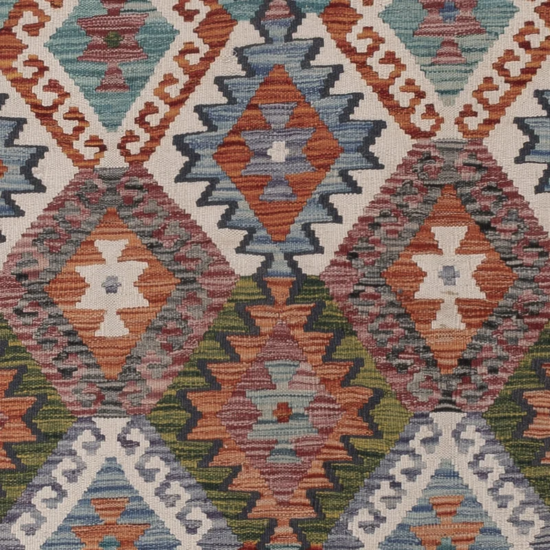 Kelim Maimene Teppich 205x316cm - mehrfarbig