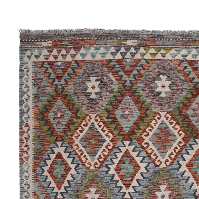 Kelim Maimene Teppich 205x316cm - mehrfarbig
