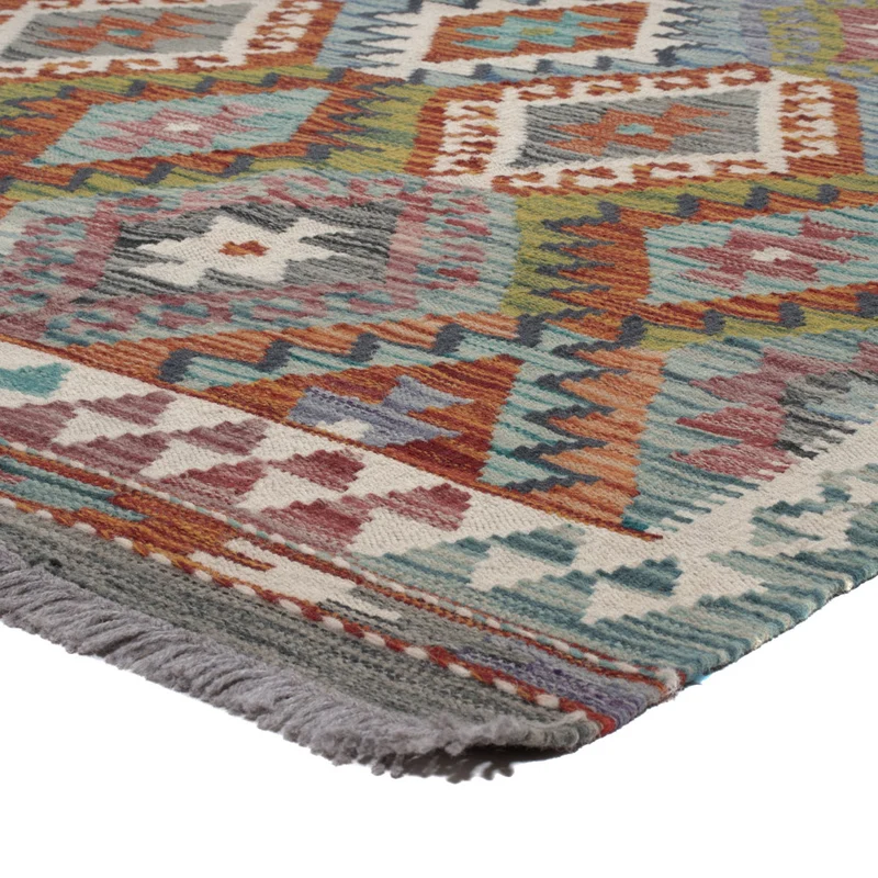 Kelim Maimene Teppich 205x316cm - mehrfarbig