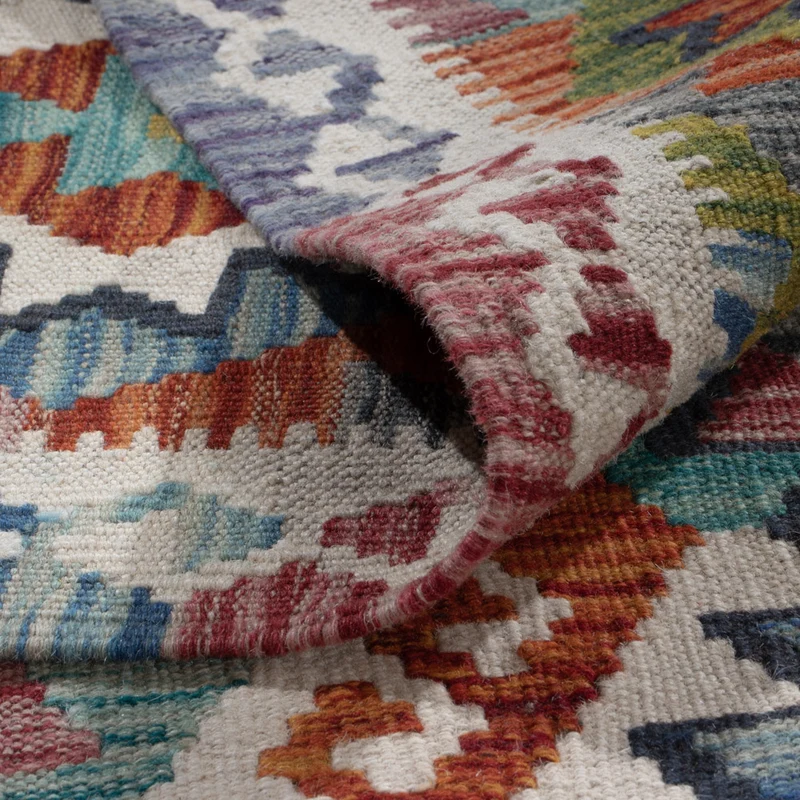 Kelim Maimene Teppich 205x316cm - mehrfarbig