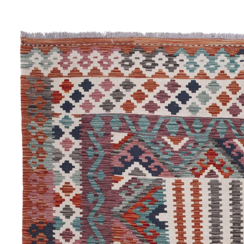 Kelim Maimene Teppich 209x309cm - mehrfarbig