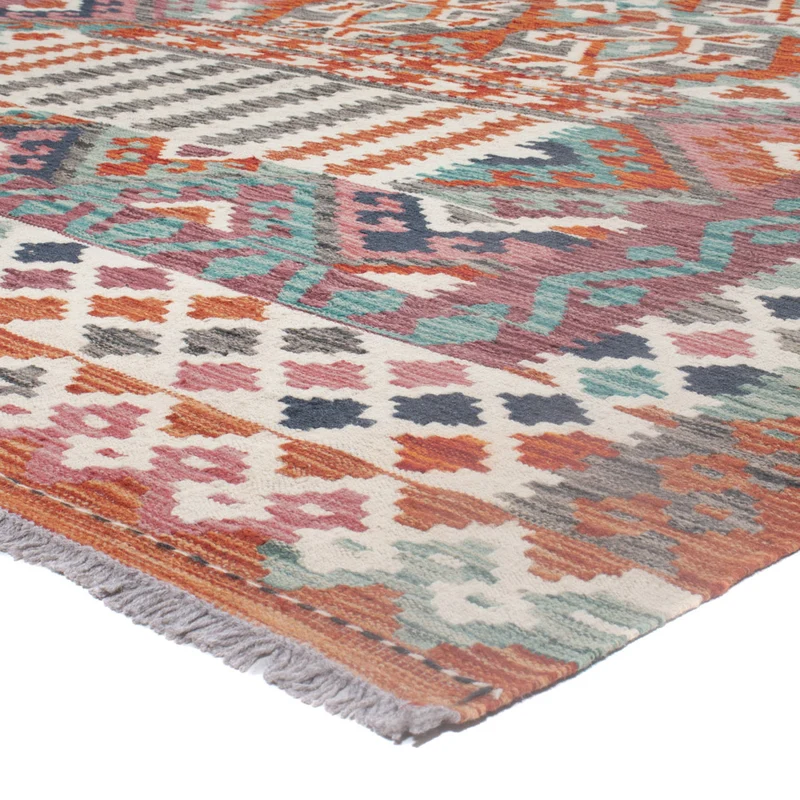 Kelim Maimene Teppich 209x309cm - mehrfarbig