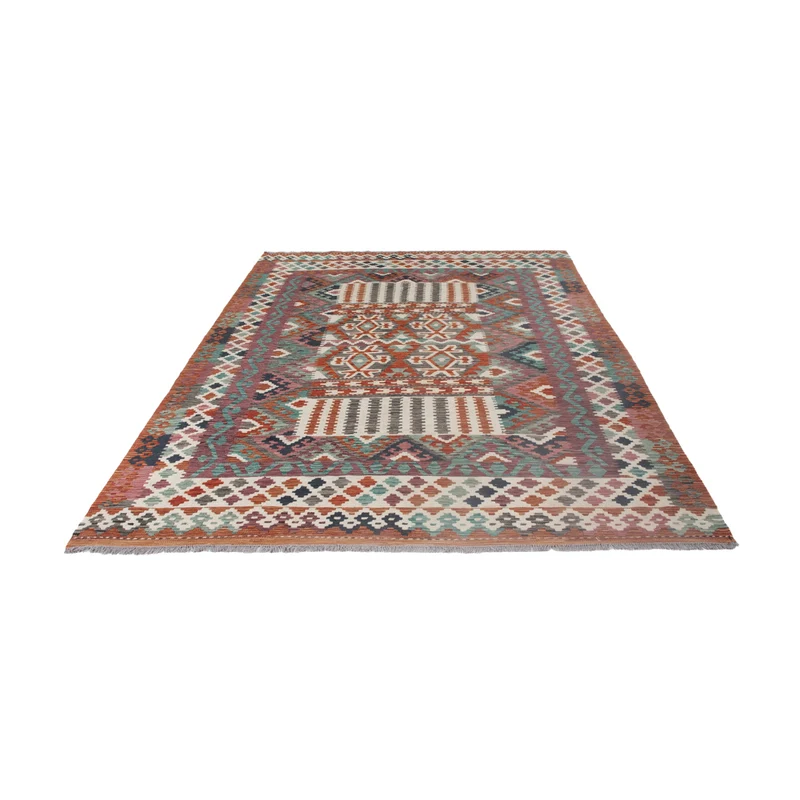 Kelim Maimene Teppich 209x309cm - mehrfarbig