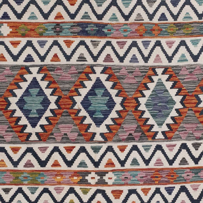 Kelim Maimene Teppich 203x315cm - mehrfarbig