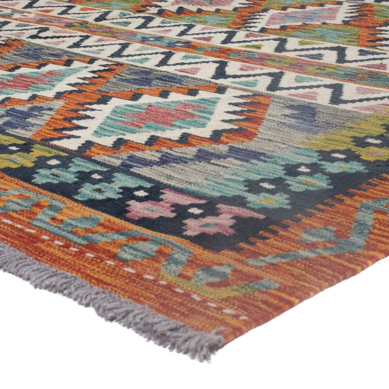 Kelim Maimene Teppich 203x315cm - mehrfarbig