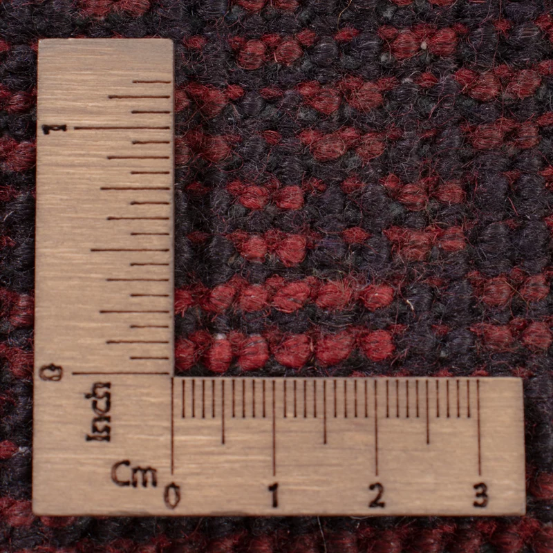 Akhche Teppich 206x290cm - Perserteppich - dunkelrot