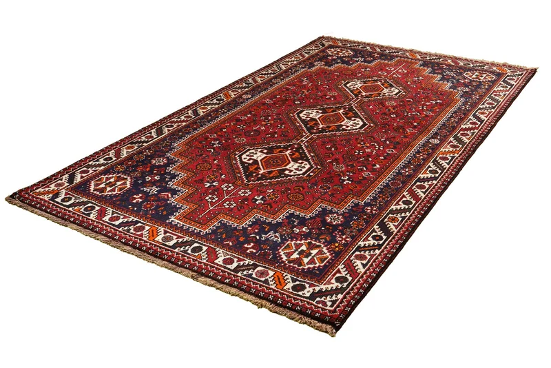 Shiraz · Handgeknüpft – Rot, 256x155 cm