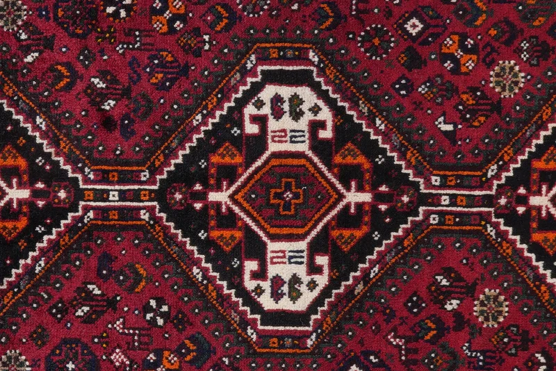 Shiraz · Handgeknüpft – Rot, 256x155 cm