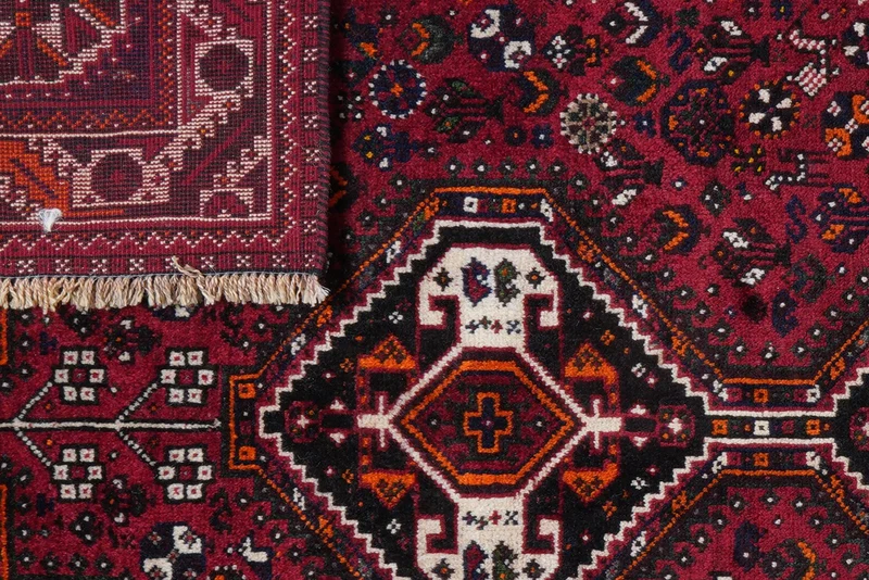 Shiraz · Handgeknüpft – Rot, 256x155 cm