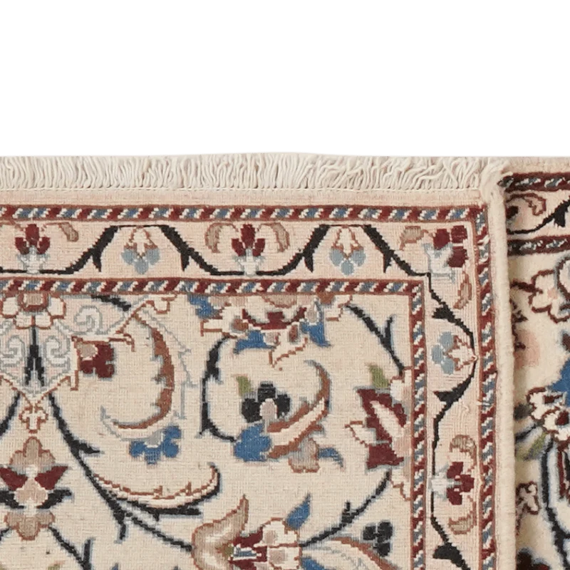 Nain 9La · Handgeknüpft – Beige, 195x60 cm