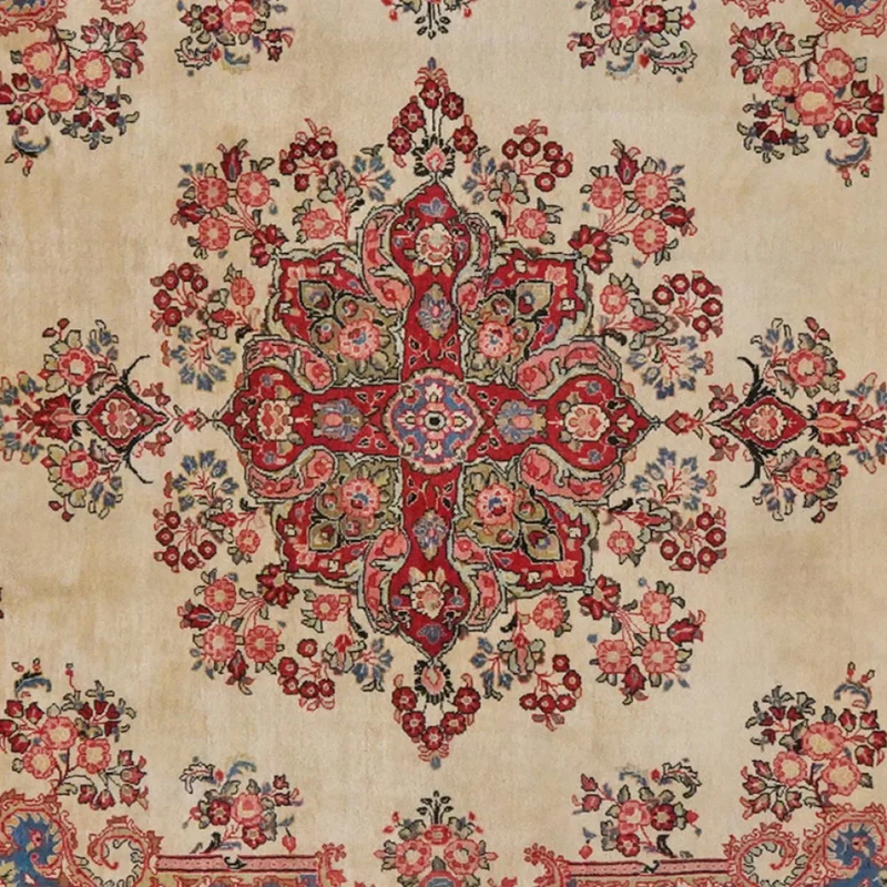 Sarough · Handgeknüpft – Beige, 353x257 cm
