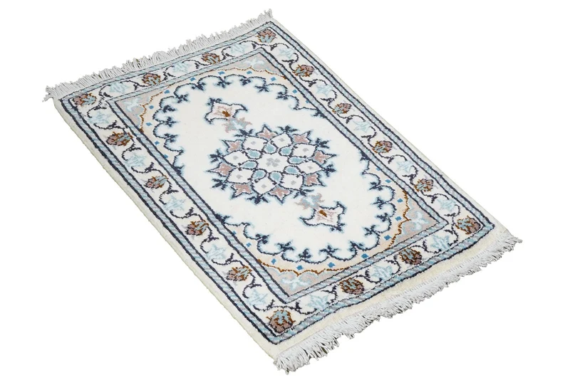 Nain 12La · Handgeknüpft – Beige, 59x40 cm