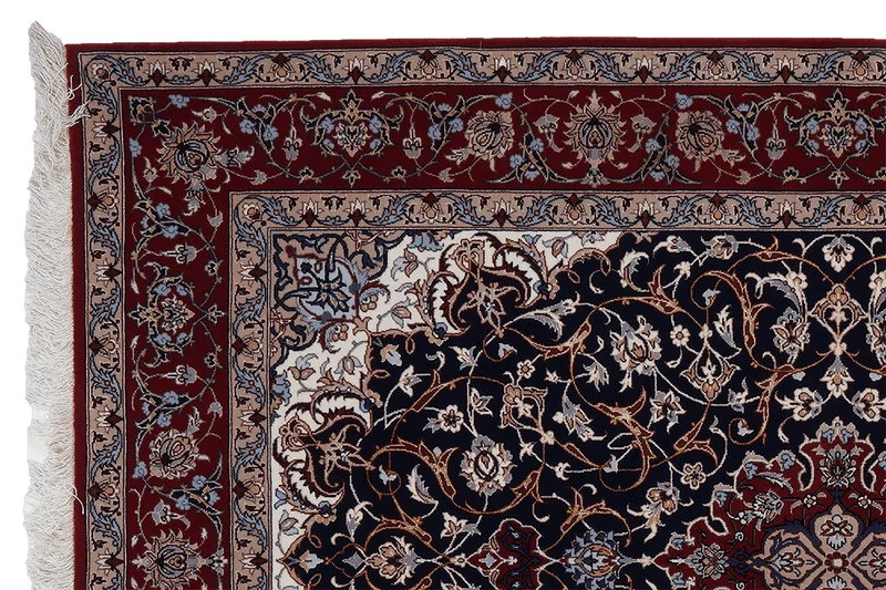 Isfahan · Handgeknüpft – Blau, 160x108 cm