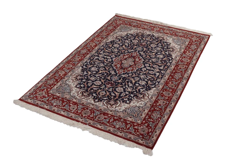 Isfahan · Handgeknüpft – Blau, 160x108 cm