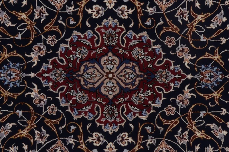 Isfahan · Handgeknüpft – Blau, 160x108 cm