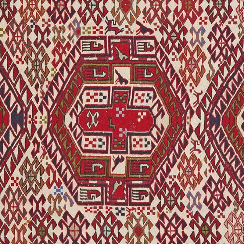 Sumak Shahsavan · Handgewebt – Beige, 201x114 cm