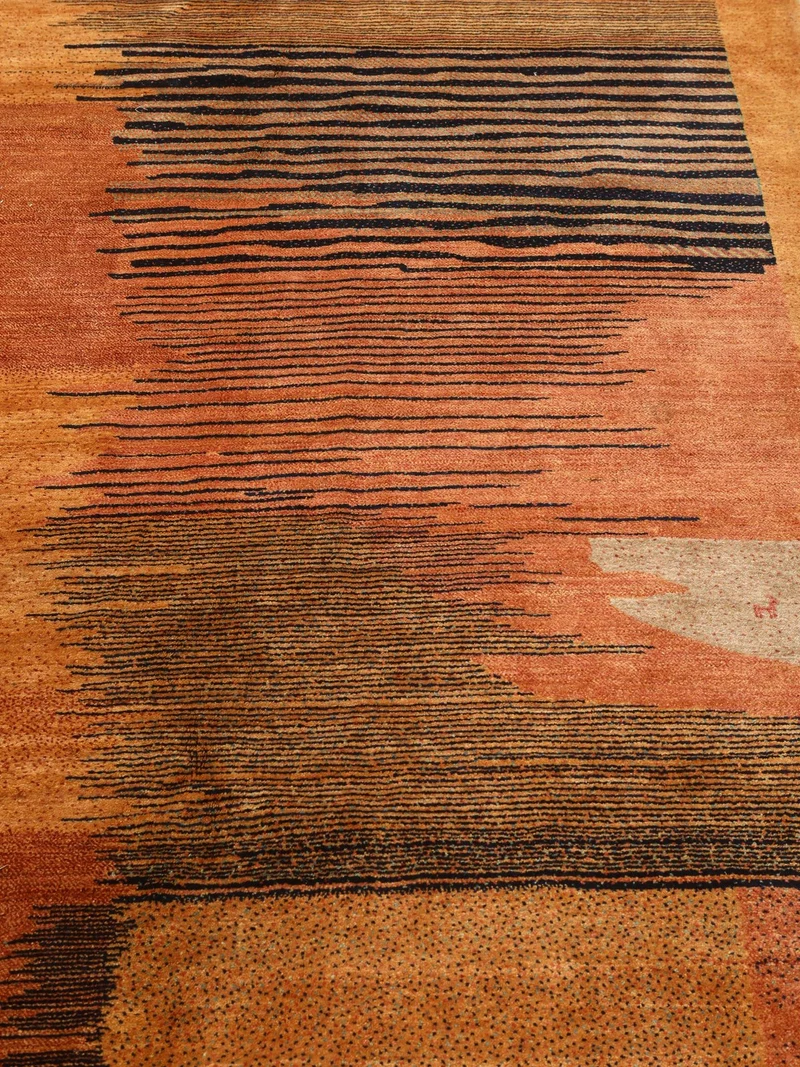 Rizbaf · Handgeknüpft – Orange, 583x416 cm