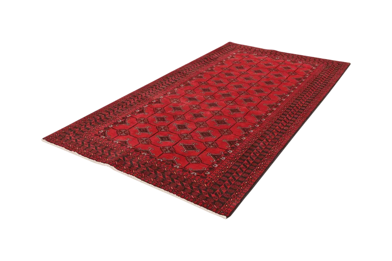 Belutch · Handgeknüpft – Rot, 257x140 cm