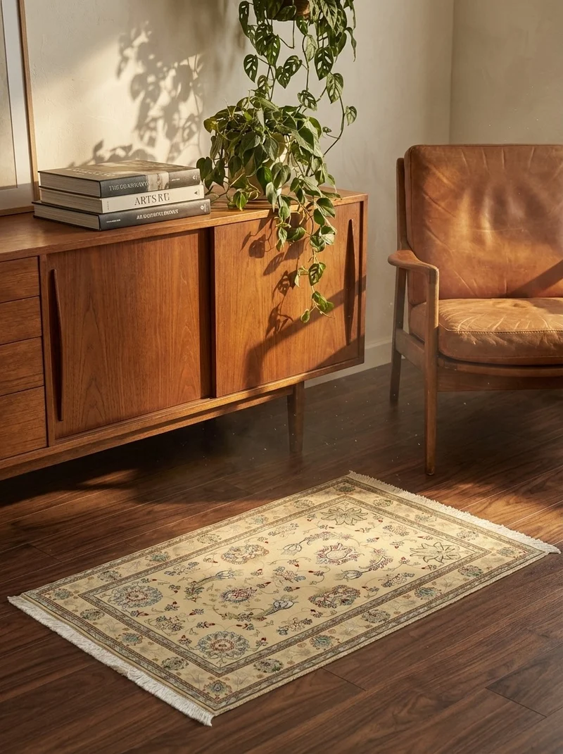Tabriz 50 Raj · Handgeknüpft – Beige, 151x99 cm