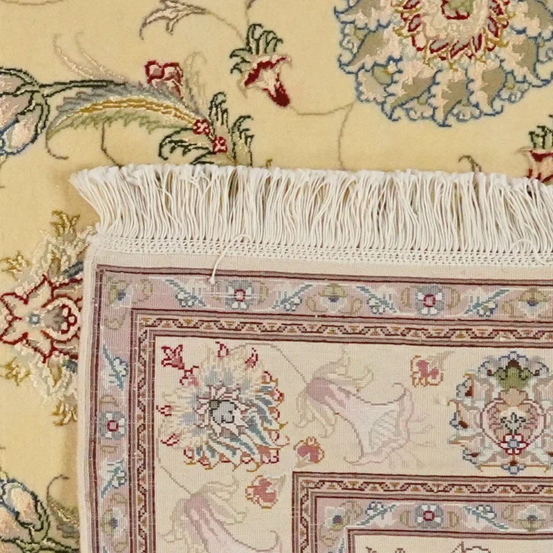 Tabriz 50 Raj · Handgeknüpft – Beige, 151x99 cm