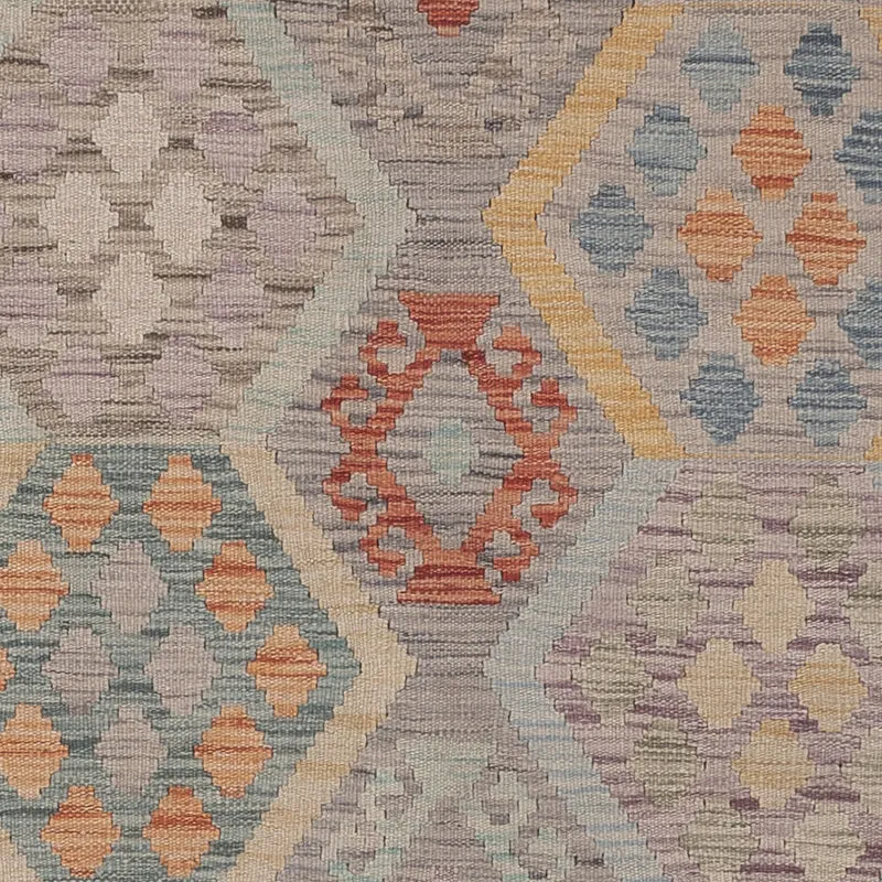 Kelim Maimene Teppich 203x299cm - mehrfarbig