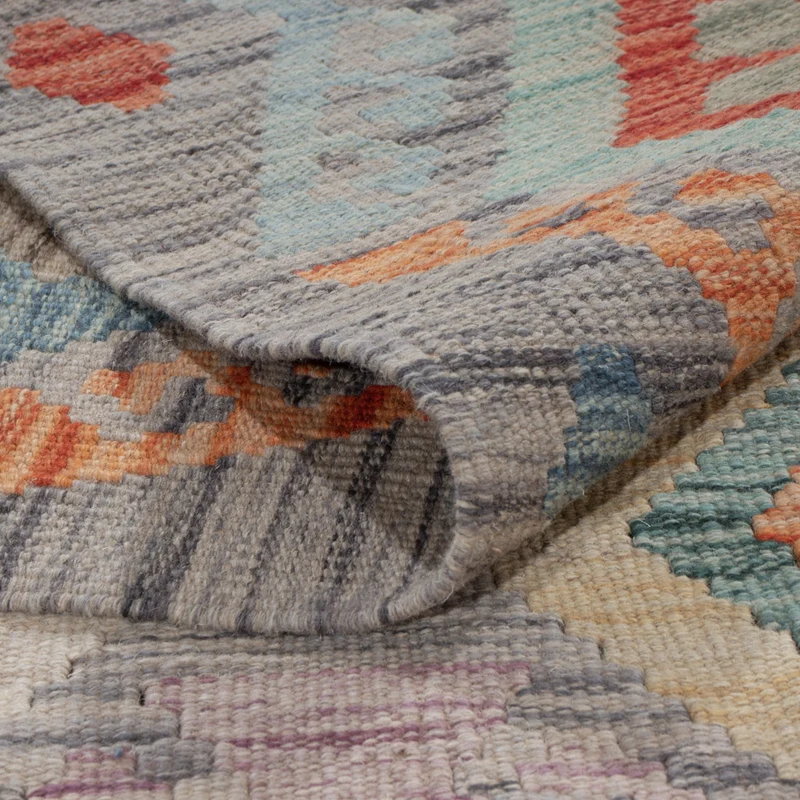 Kelim Maimene Teppich 203x299cm - mehrfarbig