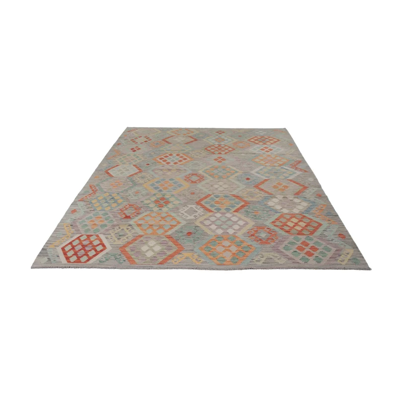 Kelim Maimene Teppich 203x299cm - mehrfarbig