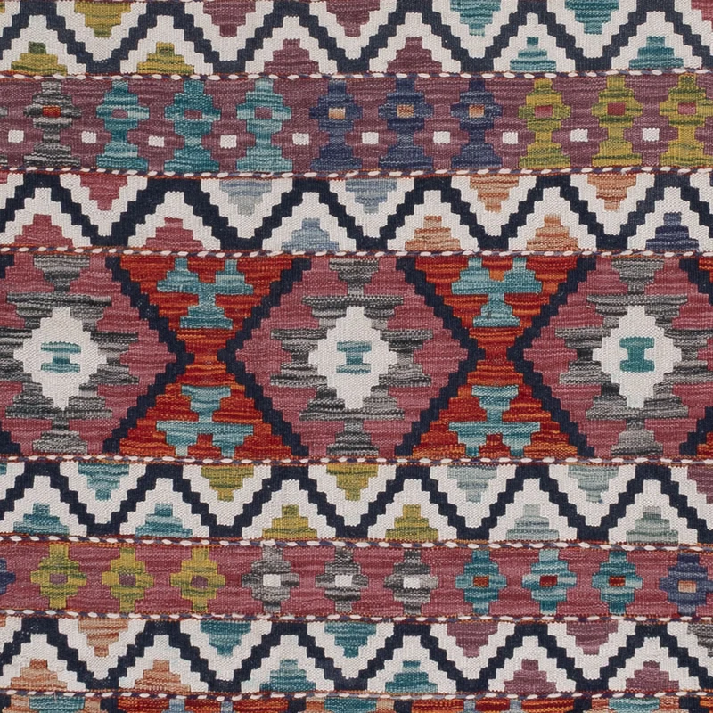 Kelim Maimene Teppich 198x303cm - mehrfarbig