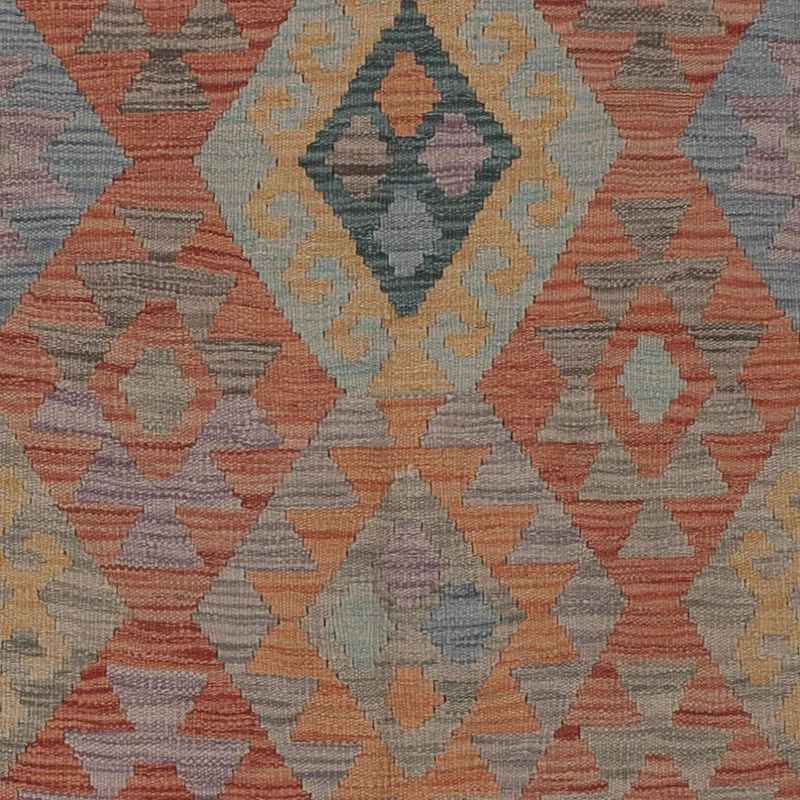 Kelim Maimene Teppich 197x301cm - mehrfarbig