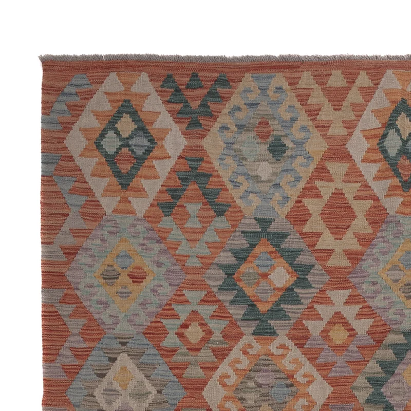 Kelim Maimene Teppich 197x301cm - mehrfarbig