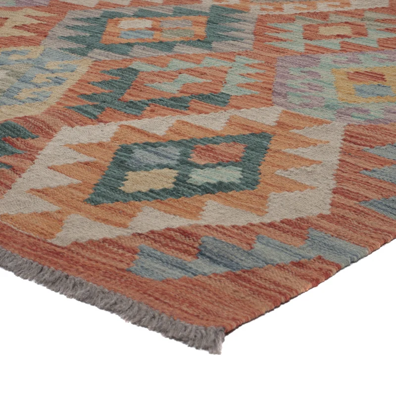 Kelim Maimene Teppich 197x301cm - mehrfarbig