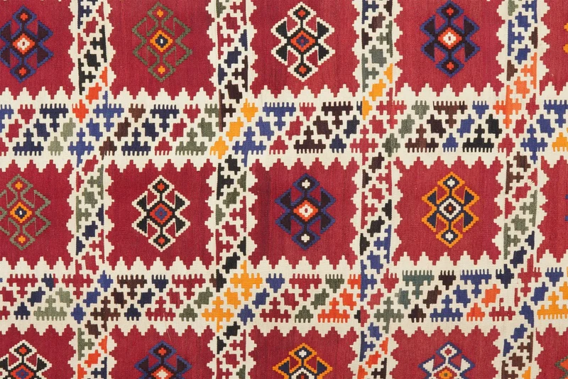 Kelim Gashgai Old · Handgewebt – Bunt, 295x161 cm