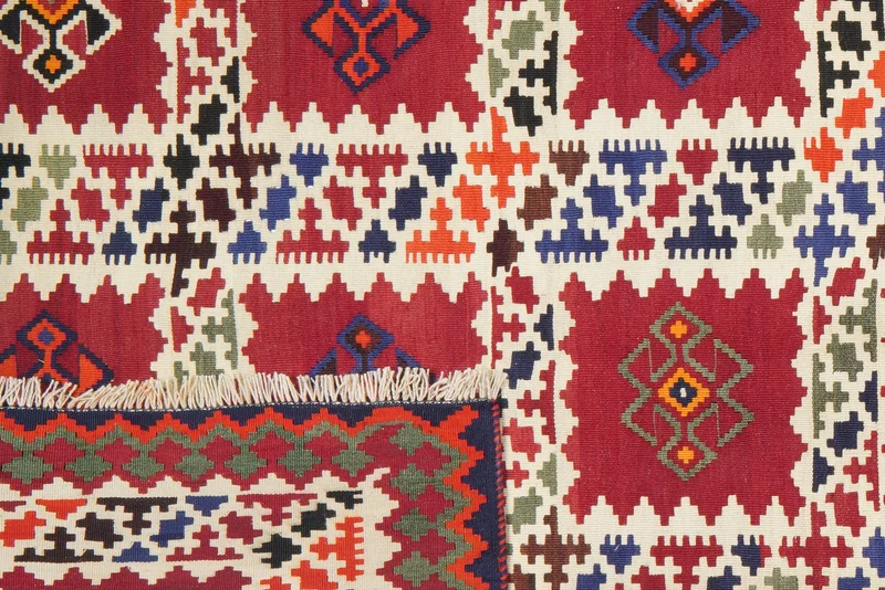 Kelim Gashgai Old · Handgewebt – Bunt, 295x161 cm