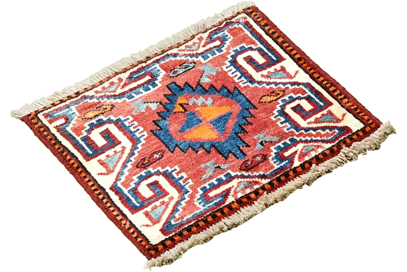 Afshar · Handgeknüpft – Bunt, 33x40 cm