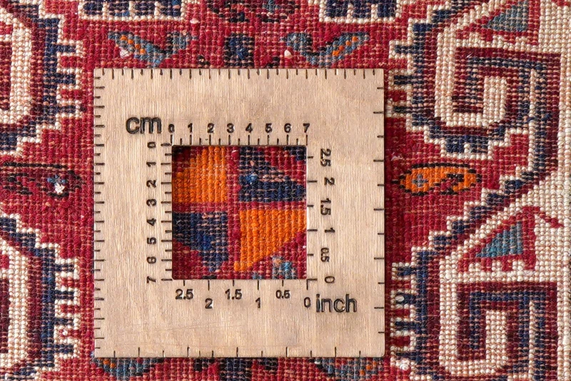 Afshar · Handgeknüpft – Bunt, 33x40 cm