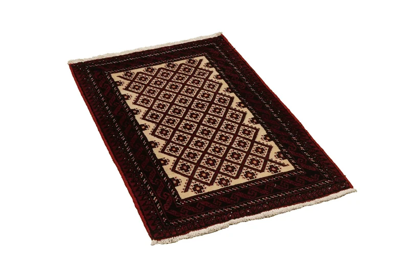Belutch · Handgeknüpft – Beige, 93x59 cm