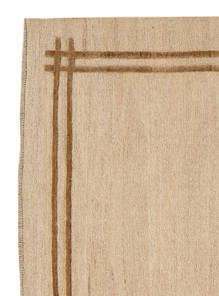 Kelim Gashgai · Handgewebt – Beige, 242x171 cm
