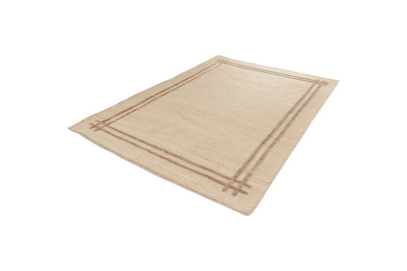 Kelim Gashgai · Handgewebt – Beige, 242x171 cm