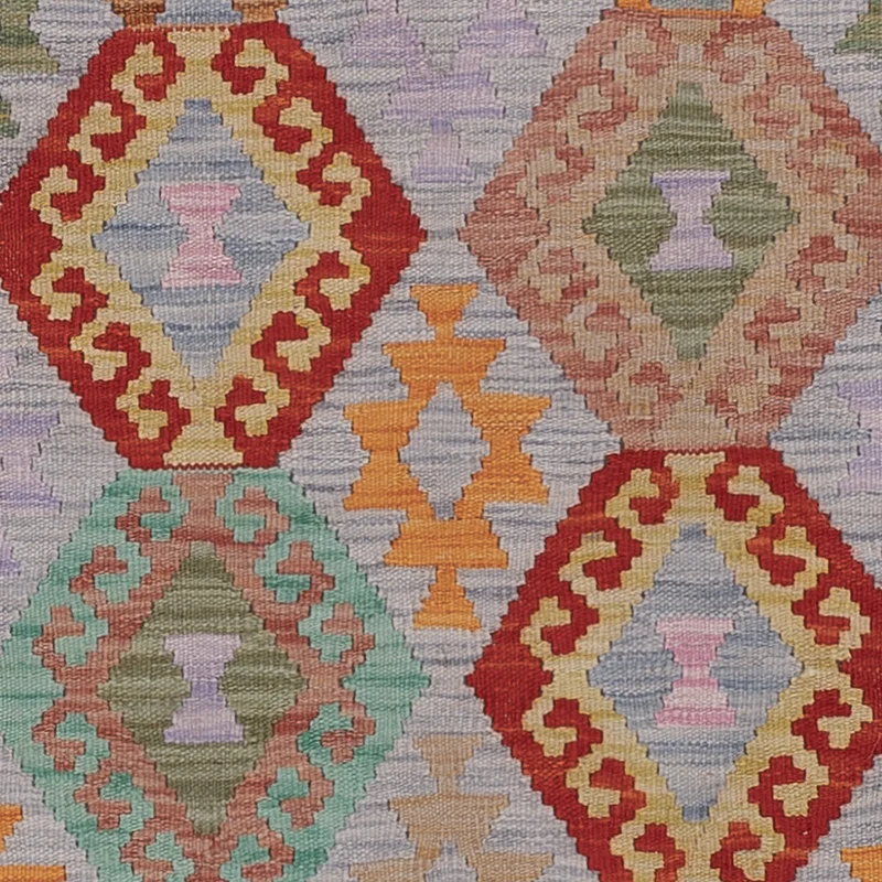 Kelim Maimene Teppich 84x300cm - mehrfarbig