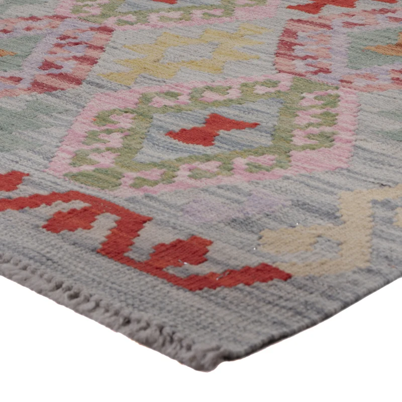 Kelim Maimene Teppich 84x300cm - mehrfarbig