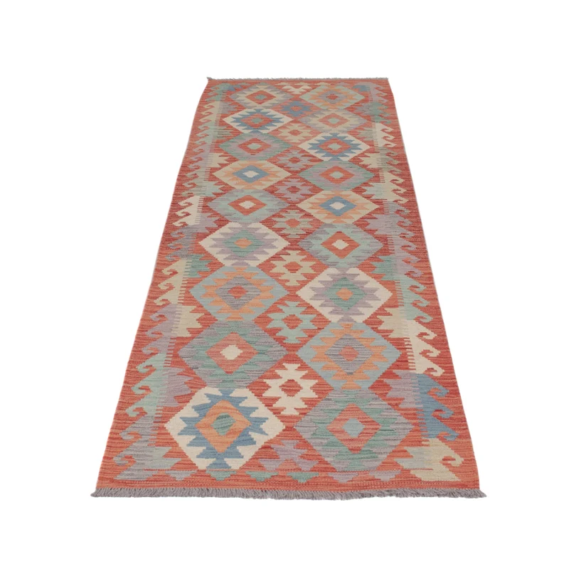 Kelim Maimene Teppich 83x299cm - mehrfarbig