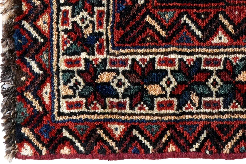 Gashgai · Handgeknüpft – Blau, 57x63 cm