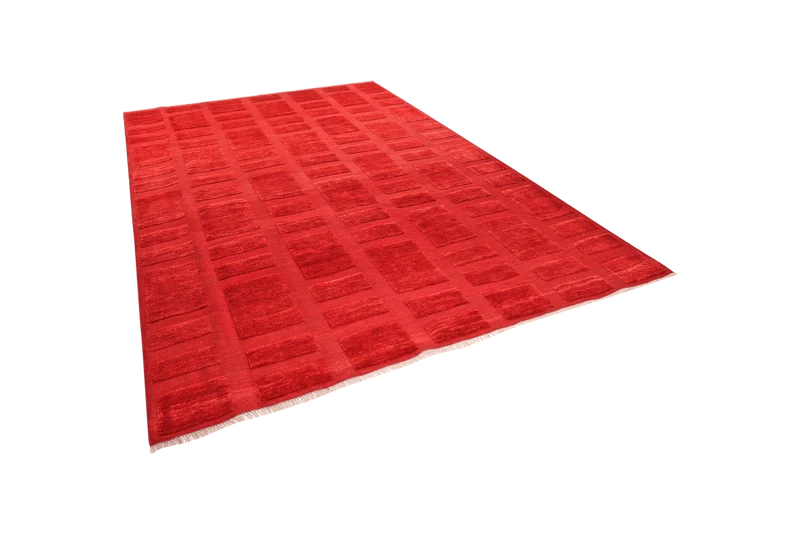 Kelim Gabbeh · Handgewebt – Rot, 323x242 cm