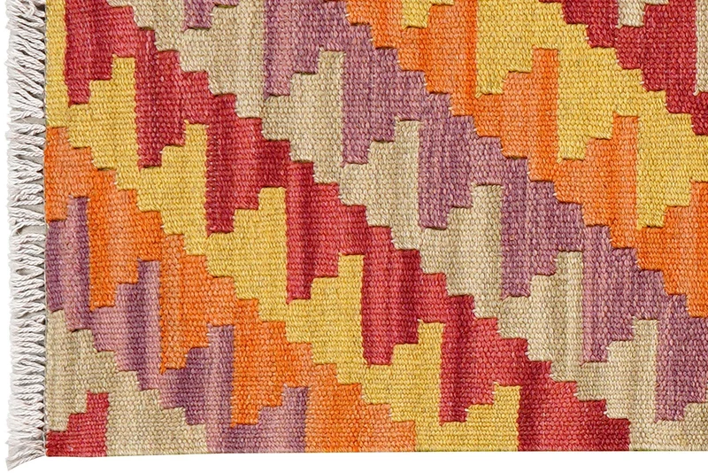 Kelim Gashgai · Handgewebt – Bunt, 97x63 cm