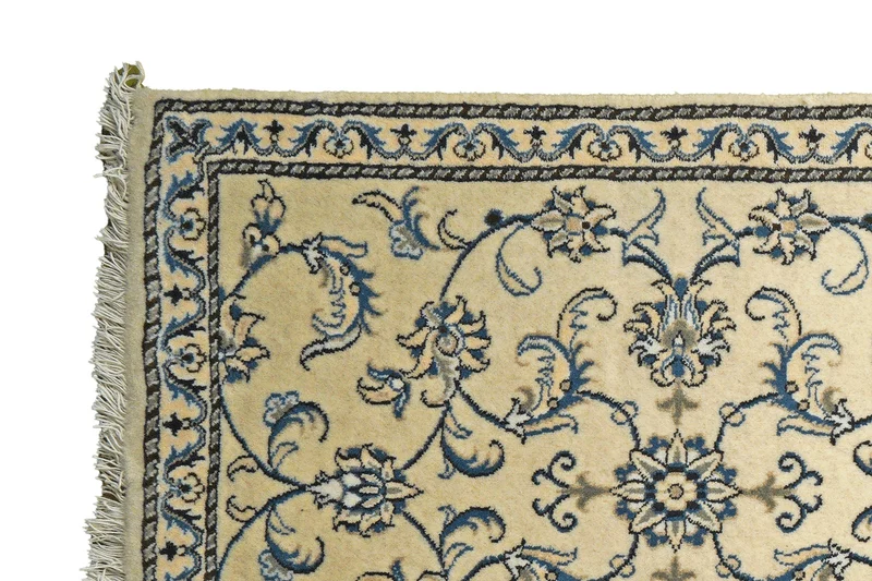 Nain 12La · Handgeknüpft – Beige, 299x79 cm