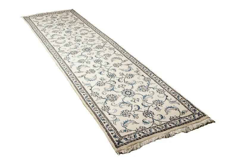 Nain 12La · Handgeknüpft – Beige, 299x79 cm