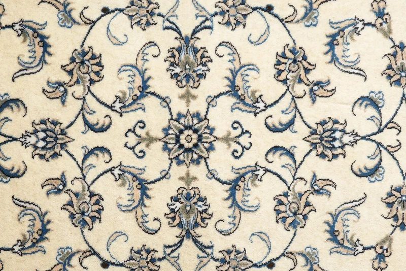 Nain 12La · Handgeknüpft – Beige, 299x79 cm