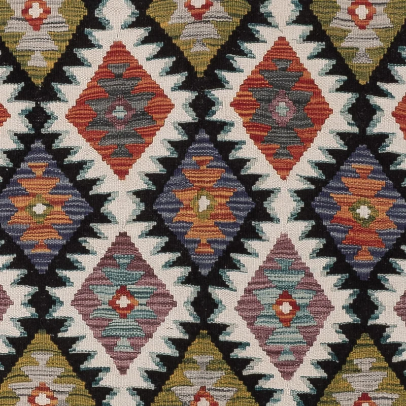 Kelim Maimene Teppich 206x303cm - mehrfarbig