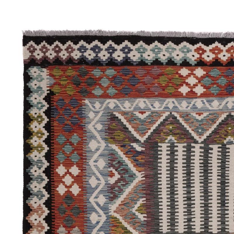 Kelim Maimene Teppich 206x303cm - mehrfarbig