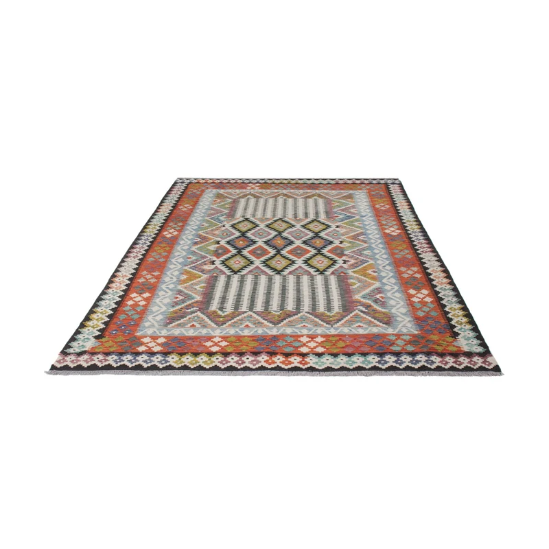 Kelim Maimene Teppich 206x303cm - mehrfarbig